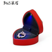 创意表白求婚戒指盒高档婚礼结婚钻戒盒心形首饰包装盒耳环项链盒 精选特买
