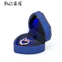 创意表白求婚戒指盒高档婚礼结婚钻戒盒心形首饰包装盒耳环项链盒 精选特买