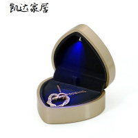 创意表白求婚戒指盒高档婚礼结婚钻戒盒心形首饰包装盒耳环项链盒 精选特买