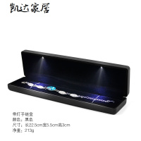 戒指盒首饰盒包装盒 创意求婚高档婚礼珠宝首饰包装盒小led灯钻戒吊坠项链盒子 精选特买