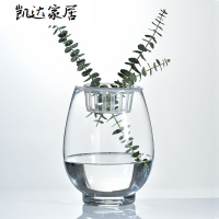 欧式创意恐龙蛋花瓶 透明玻璃花瓶 简约水培绿萝花卉植物玻璃器皿 精选特买