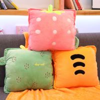 抱枕被子两用办公室靠枕靠背垫三合一午睡毯子午休枕头神器空调被