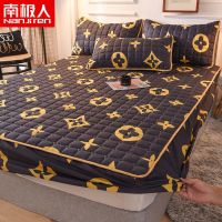 夹棉床笠床罩床单单件透气床垫罩加厚防尘床罩套席梦思保护