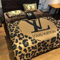 冬季保暖棉加绒床上四件套加厚欧式简约潮牌水晶绒床单法兰绒被套