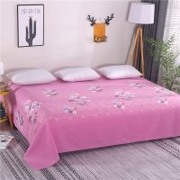 夏季纯棉老粗布床单榻榻米炕单亚麻凉席全棉三件套双人床单人单件