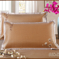 夏季冰丝枕套 凉席藤枕头套 夏凉竹枕套 单人枕芯套一对拍2