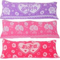 纯棉双人枕巾成人1.2米加大厚1.3米全棉透气高档长枕