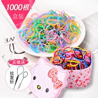 儿童发饰小女孩头饰宝宝扎头发圈韩国头绳彩色橡皮筋一次性不伤发