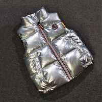 新款冬装加厚立领羽绒服马甲外套男女儿童宝宝坎肩大中小女孩背心