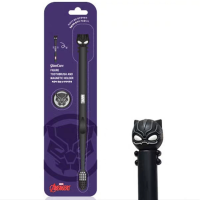 韩国美队儿童卡通软毛牙刷 钢铁侠6岁清洁护齿小孩|黑豹牙刷适龄6岁以上