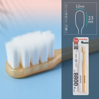 万毛牙刷软毛成人超细超软毛牙刷孕妇月子敏感适用不出血|[万毛8800★金2支]0.1mm超柔丝