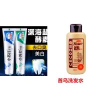 小苏打牙膏美白去黄口臭去渍牙刷家庭装110g/180g|180克(2支装)+洗发水400克