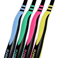 3支适齿多效牙刷舌苔清洁竹炭交叉刷毛软毛牙刷|12支