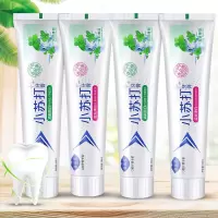 新小苏打牙膏美白牙齿袪牙渍清新薄荷去口臭|(新)小苏打6支*110克