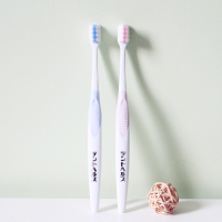 日本超软细毛小头牙刷孕妇产妇月子护理牙刷软毛孕期|情侣装(粉牙刷+蓝牙刷)