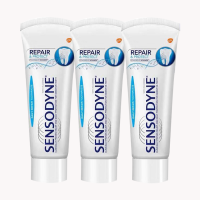 专业修复感牙膏缓解牙齿酸痛温和靓白美白呵护口气清新|3支 100g