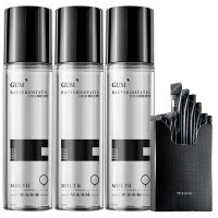 男漱口水去除口臭无牙结石清新口气持久留香味|海盐3瓶+送海盐便携装1盒 每瓶220ML