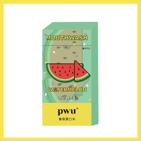pwu漱口水便携一次性漱口水儿童漱口水除口臭女士条装|冰镇西瓜*1盒 每盒(12ml*20条)