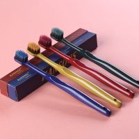 网红牙刷软毛成人可爱少女心学生情侣家用装|牙刷 红绿黄蓝4支装