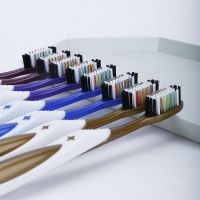 硬毛牙刷去牙渍去牙黄美白牙齿中硬毛软毛牙刷组合成人牙刷家庭装|[30支]硬毛价