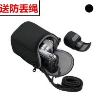 松下DMC-GF5 GF6 GF7 GF8 GF9GK GX1微单相机包 保护套 便携软包 索尼标志黑色+电池小包+防丢