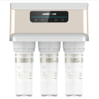 安吉尔净水器V6 500G大通量无罐双水 白色+金色