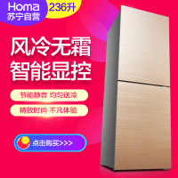 奥马冰箱BCD-236WGC炫紫钻