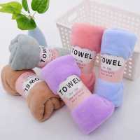 5条装家用毛巾超强吸水不掉毛速干加密加厚珊瑚绒洗脸面巾擦头比纯棉好用