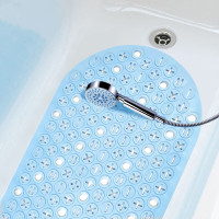 北欧浴室防滑垫淋浴房地垫卫生间浴室垫吸盘防摔洗澡脚垫漏水垫