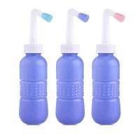 便携式妇女清洗器 洁身外会肛冲洗器孕产妇洗屁股喷头女私处清洗器宝宝婴儿洗护工具 450ML容量1个 喷头颜色随机