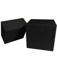 工厂工业废气尾气处理蜂窝活性炭碳吸附塔净化塔专用喷涂油漆房用 100*100*50mm防水大孔36个/箱