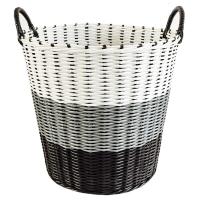 换洗衣服收纳桶 装放换洗晒衣服收纳筐浴室收洗衣篓赃衣物袋污衣箱 粗管XL特大号蓝色