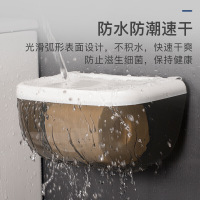 9.9专区 10元商品免邮 十元 9块9免打孔防水纸巾盒厕所厕纸盒卫生间抽纸盒卷纸筒纸巾置物架 粉色