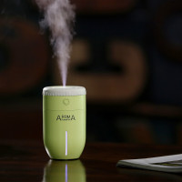 加湿器小迷你家用静音卧室空气净化补水喷雾办公室桌车载usb孕妇婴儿小型便携式香薰机创意礼品 绿色