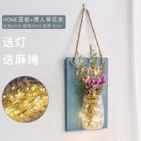 墙面墙壁装饰挂件墙上花壁饰ins风创意挂饰卧室房间室内装修饰品 [主图款Ⅱ]HOME黄板+黄果花束