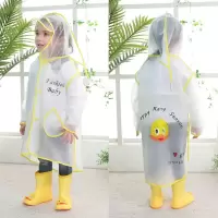 儿童可爱雨衣幼儿园宝宝防水环保带书包位雨披连体小学生雨衣