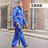 雨衣套装加厚摩托车雨衣套装成人男女士分体雨披双层防水雨裤雨鞋成人户外
