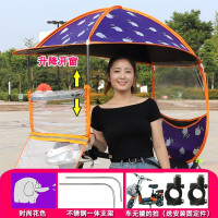 半个许仙篷遮阳伞挡风罩夏季小型电瓶摩托防晒