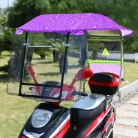 半个许仙顺瑞巨电动车支架加固电动车雨棚雨篷遮阳罩电瓶车防晒罩雨罩雨蓬遮阳棚