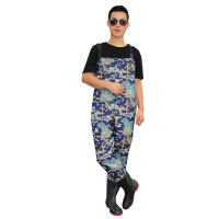 半个许仙加厚半身下水裤防水衣服男雨裤皮叉轻钓鱼捕鱼渔裤连体雨鞋耐磨生活日用创意家居