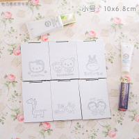 半个许仙化妆镜折叠台式卡通随身镜复古小镜子简约迷你便携欧式梳妆镜生活日用创意家居 小号随机