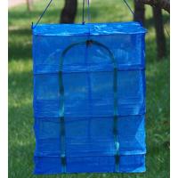 半个许仙晒网晒鱼网晒鱼干的防蝇笼防虫封闭抗晒晾晒菜网晒干笼折叠晒鱼网生活日用创意家居 蓝色五层井字50*50*95挂钩