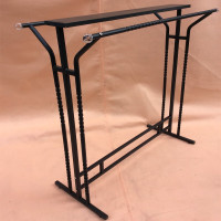 半个许仙铁艺服装店展示架落地式挂衣架童装货架双杆侧挂衣服架子中岛架