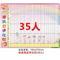半个许仙教室布置墙贴纸学校小学生装饰文化评比栏幼儿园表扬贴班级竞赛栏 大号粉色(58人)