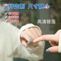 半个许仙仿镜子镜面贴纸软镜子 贴墙 全身 自粘舞蹈镜 穿衣镜面墙贴 120*200cm