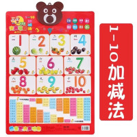 半个许仙儿童宝宝学26个英语英文字母表挂图有声拼音英标发音图片墙贴全套 英文字母+拼音+数字1-100+汉字