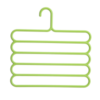 半个许仙彩色防滑多层裤架 多功能衣柜5层挂裤子衣架领带围巾丝巾挂架