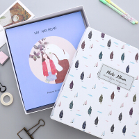 半个许仙diy相册 手工制作粘贴式覆膜相册影集家庭情侣相册薄创意宝宝成长纪念册记录册七夕 你是我的礼物-礼盒款