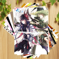 半个许仙全职高手海报墙纸壁画 叶修苏沐橙张佳乐一套8张卡通动漫周边2019新款 全职高手 大海报8张一套+中海报8张一套