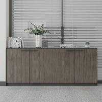 半个许仙办公室文件柜档案资料柜矮柜储物柜桌边柜办公柜子隔断花柜木质 十门矮柜4000*400*800